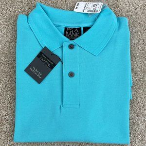 Jos. A. Bank Traveler's Collection Polo Shirt, Aqua
